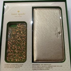 Kate Spade iphone case & wristlet